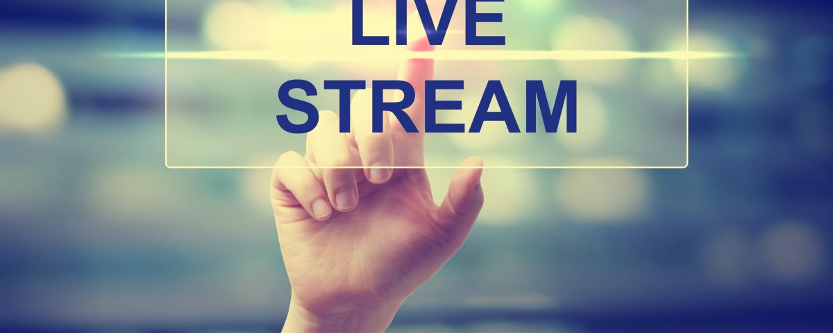 Scritta "Live Stream"